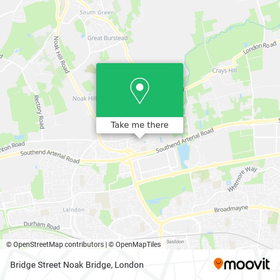 Bridge Street Noak Bridge map