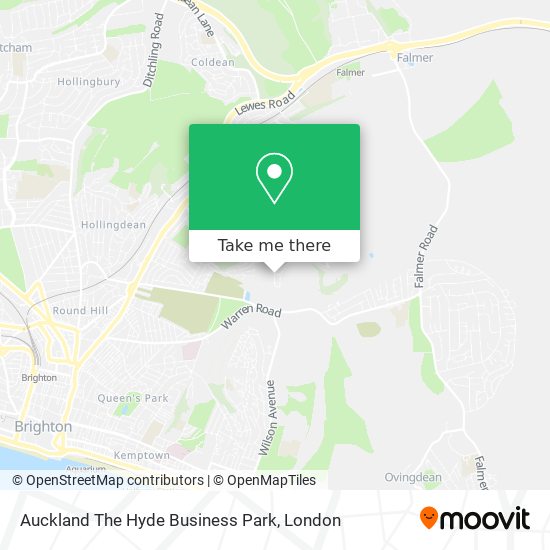 Auckland The Hyde Business Park map