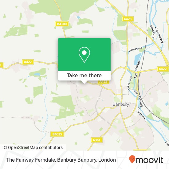The Fairway Ferndale, Banbury Banbury map