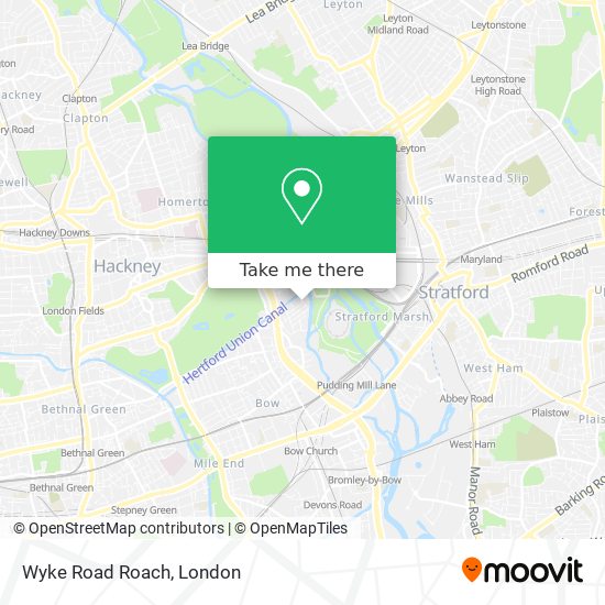 Wyke Road Roach map