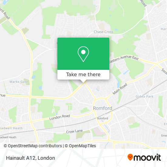Hainault A12 map
