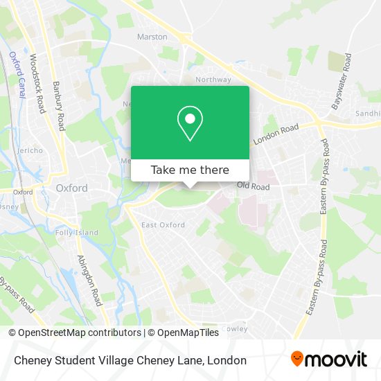 Cheney Student Village Cheney Lane map