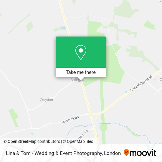 Lina & Tom - Wedding & Event Photography map