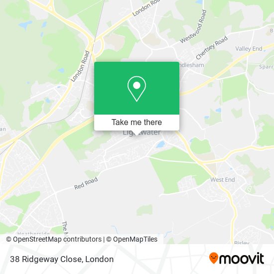 38 Ridgeway Close map