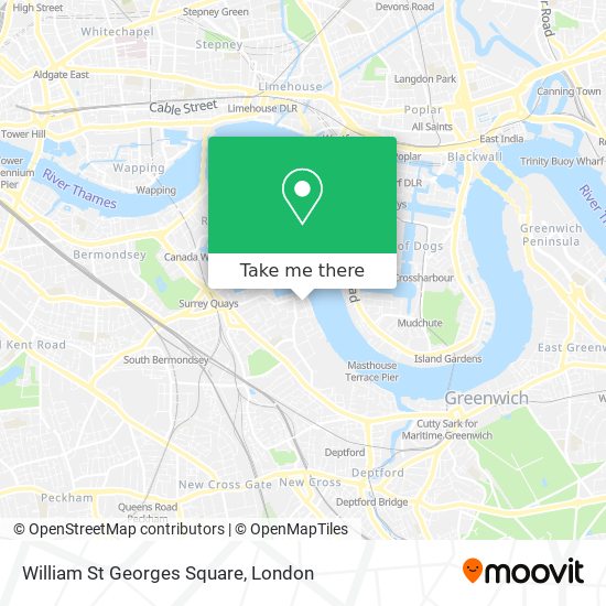William St Georges Square map