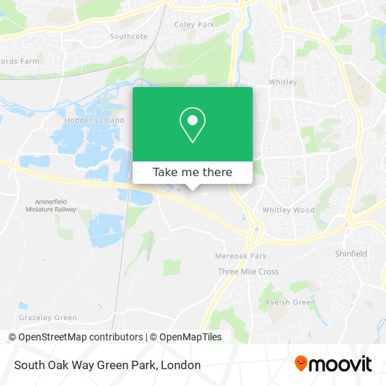 South Oak Way Green Park map