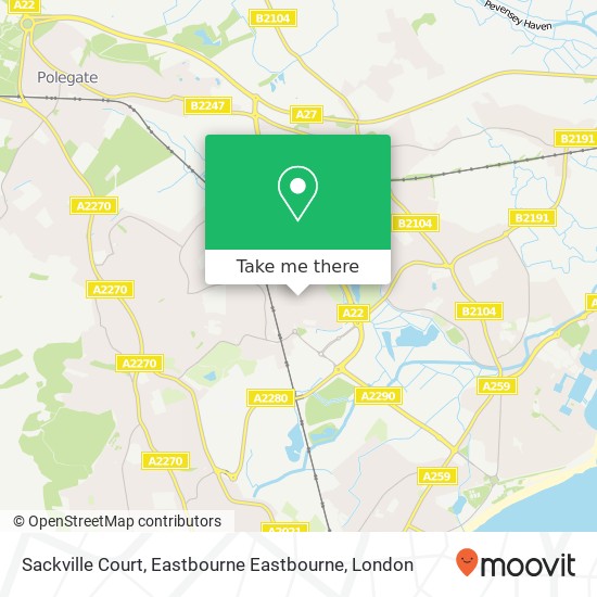 Sackville Court, Eastbourne Eastbourne map