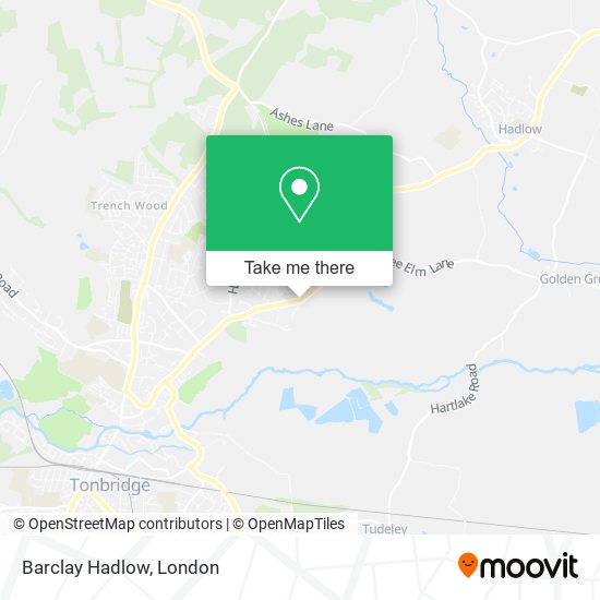 Barclay Hadlow map
