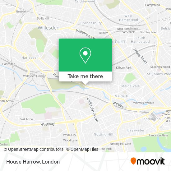 House Harrow map