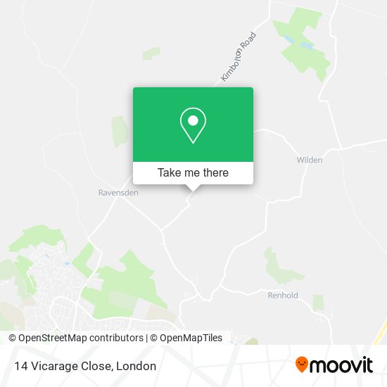 14 Vicarage Close map
