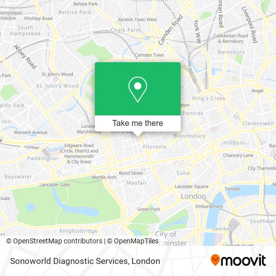 Sonoworld Diagnostic Services map
