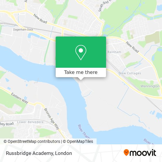 Russbridge Academy map