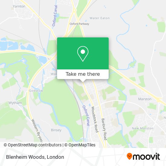 Blenheim Woods map