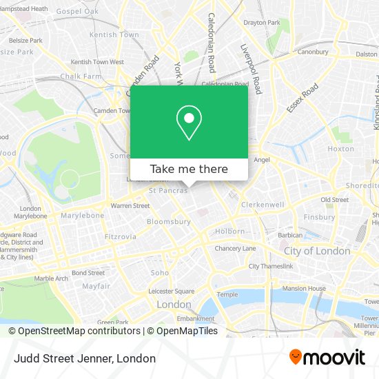 Judd Street Jenner map