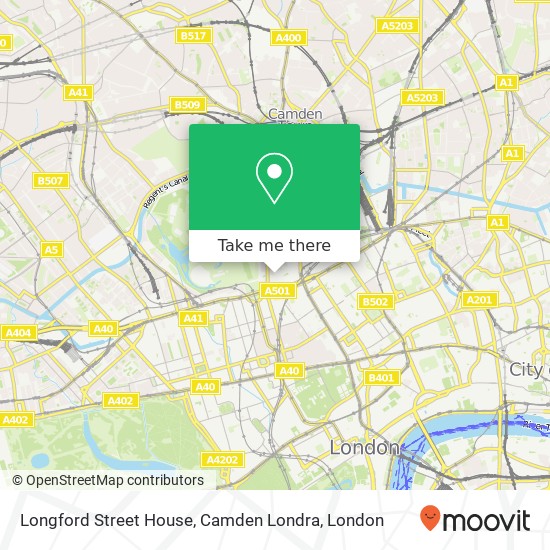 Longford Street House, Camden Londra map