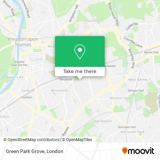 Green Park Grove map