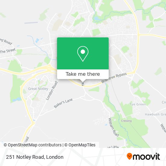251 Notley Road map