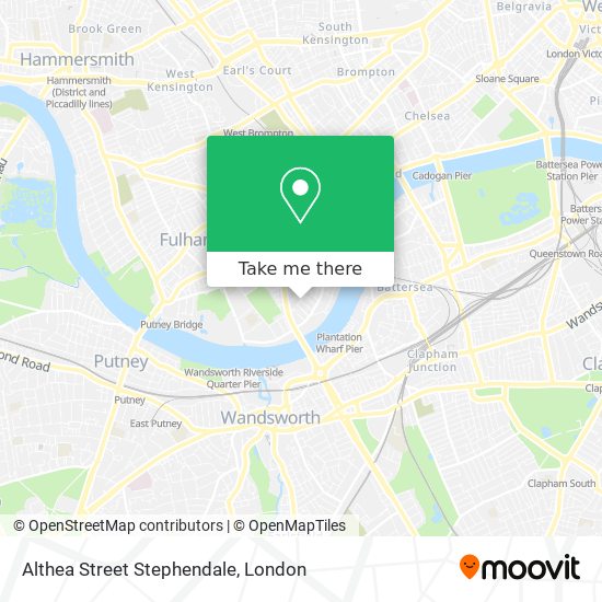 Althea Street Stephendale map