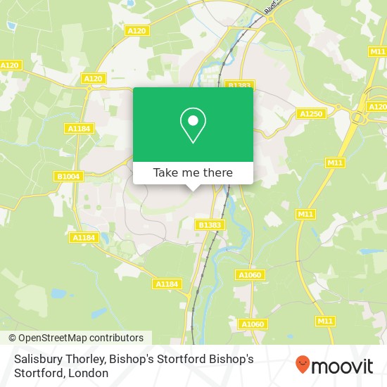 Salisbury Thorley, Bishop's Stortford Bishop's Stortford map