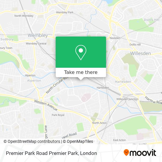 Premier Park Road Premier Park map