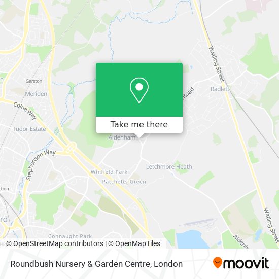 Roundbush Nursery & Garden Centre map