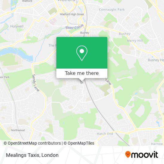 Mealings Taxis map