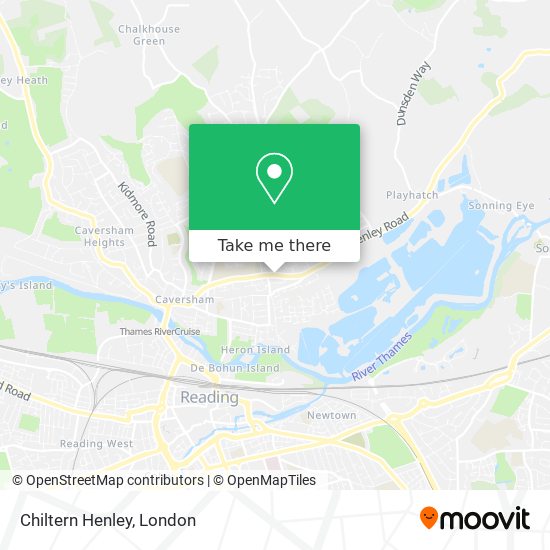 Chiltern Henley map