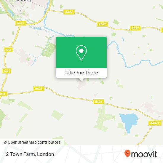 2 Town Farm, Mixbury Brackley map