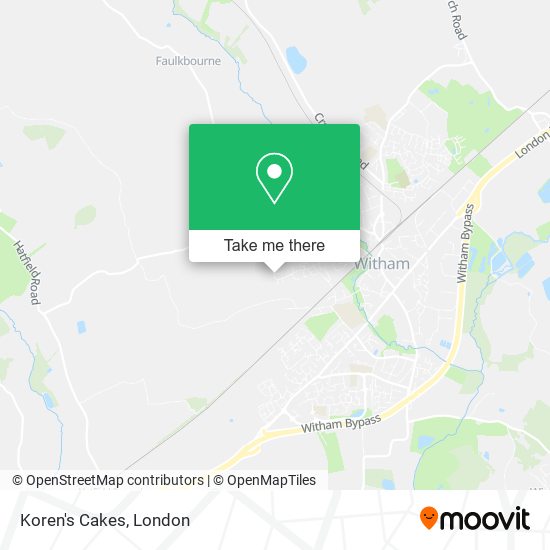 Koren's Cakes map