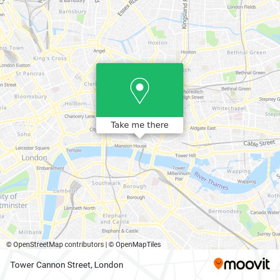 Tower Cannon Street map
