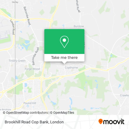 Brookhill Road Cop Bank map