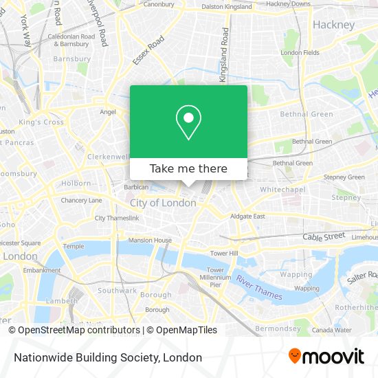 Nationwide Building Society map