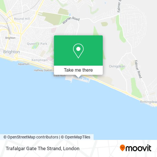 Trafalgar Gate The Strand map