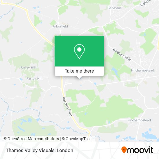 Thames Valley Visuals map