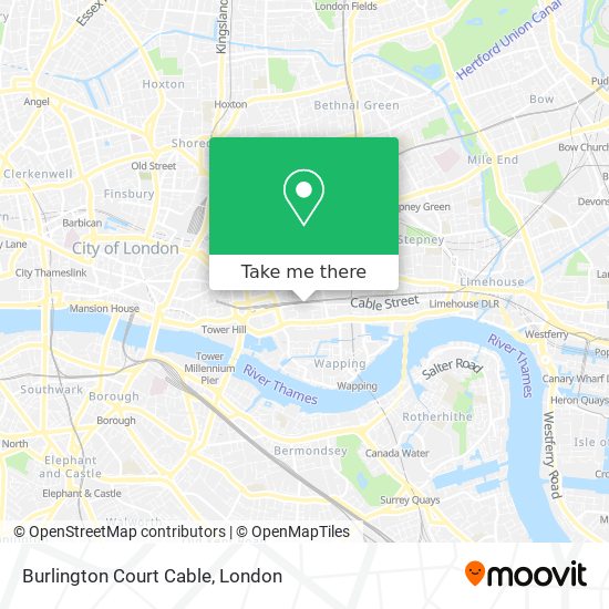 Burlington Court Cable map