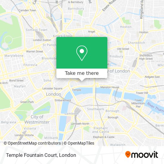 Temple Fountain Court map