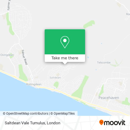 Saltdean Vale Tumulus map