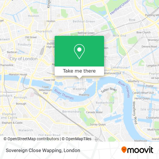 Sovereign Close Wapping map