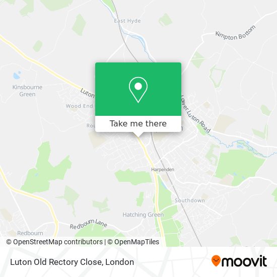 Luton Old Rectory Close map