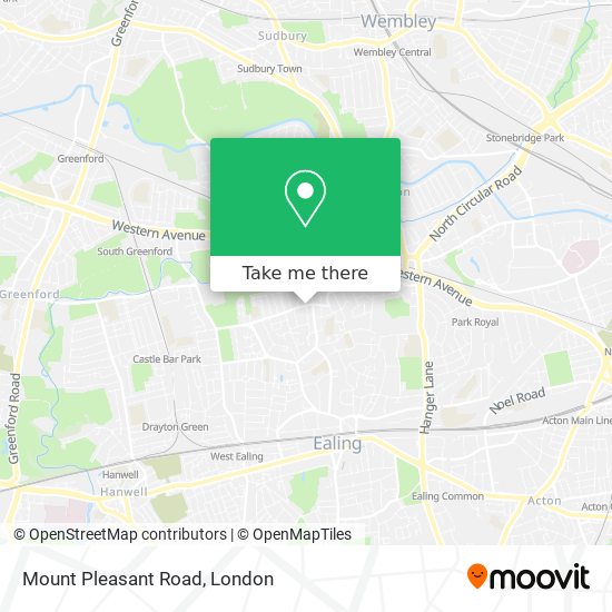 Mount Pleasant Road map
