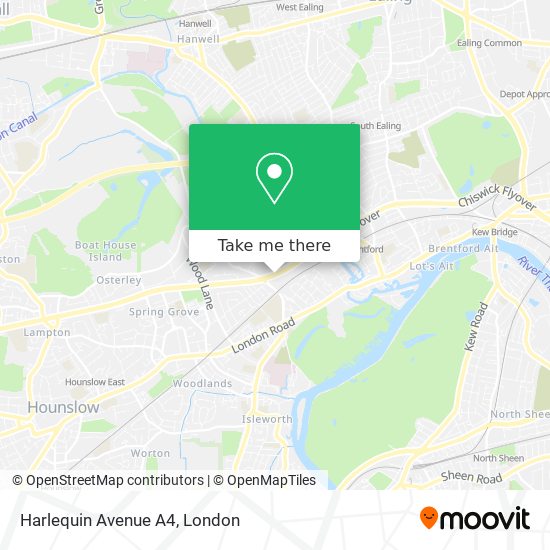 Harlequin Avenue A4 map