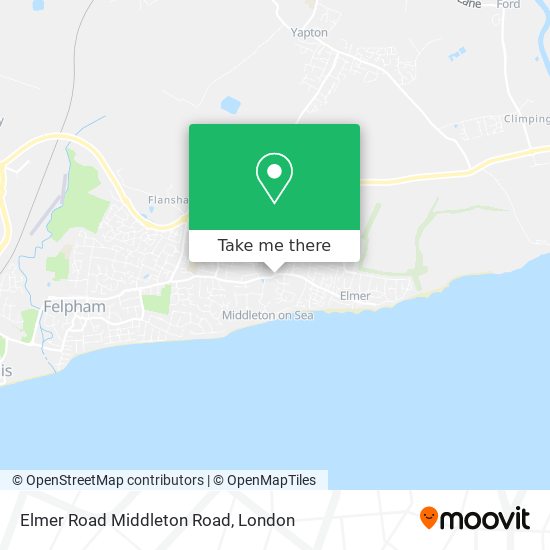 Elmer Road Middleton Road map