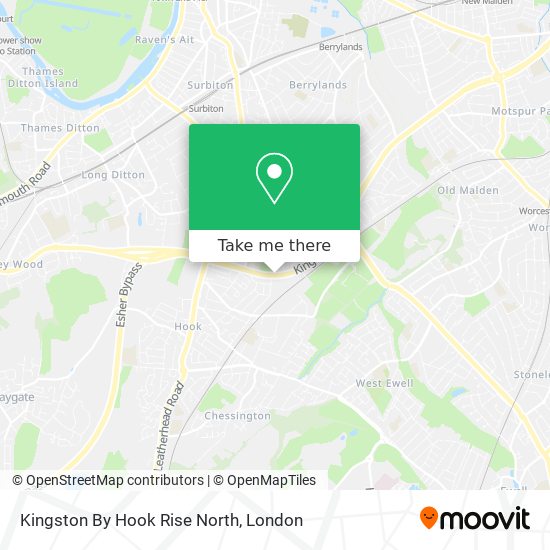 Kingston By Hook Rise North map