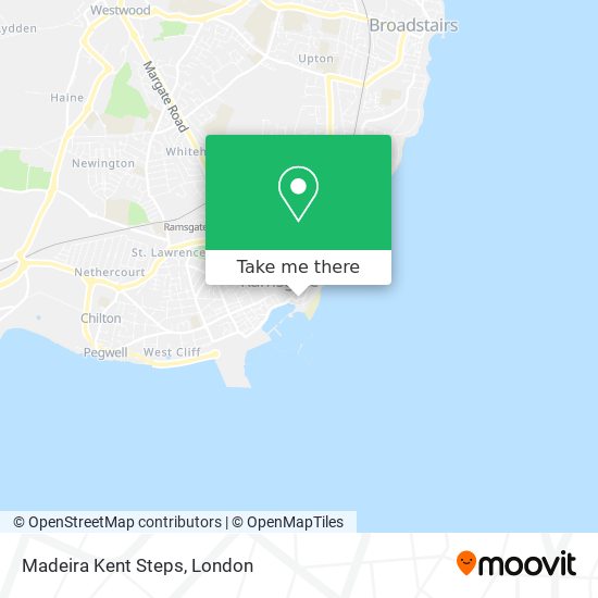 Madeira Kent Steps map
