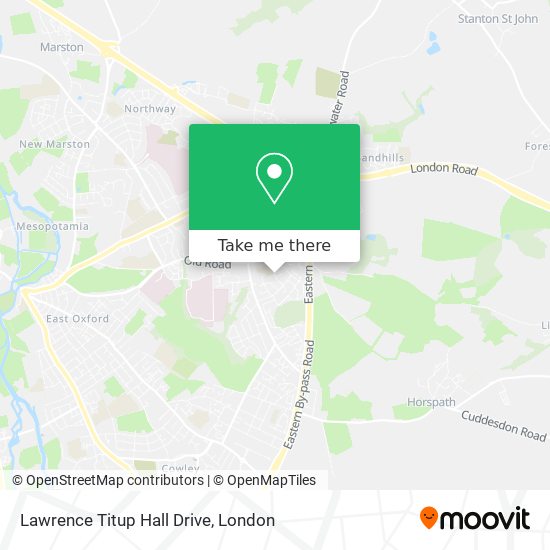 Lawrence Titup Hall Drive map