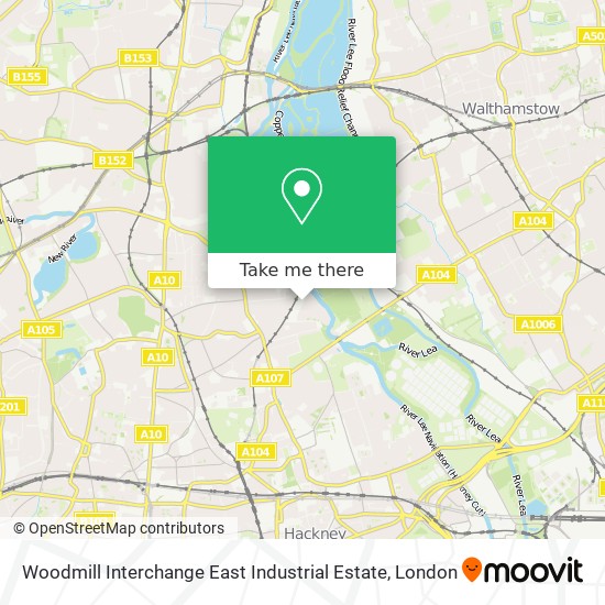 Woodmill Interchange East Industrial Estate map