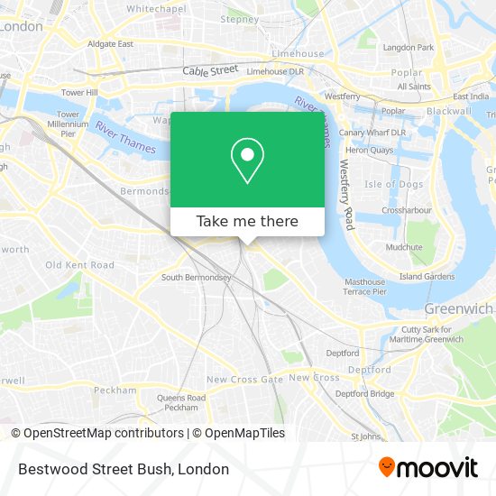 Bestwood Street Bush map