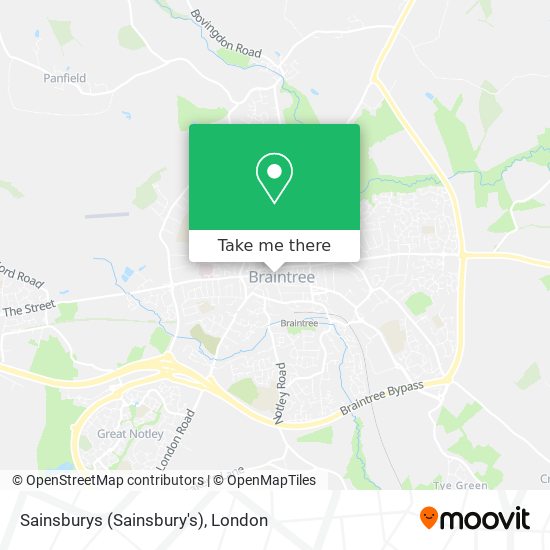 Sainsburys (Sainsbury's) map