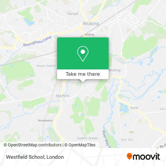 Westfield School map
