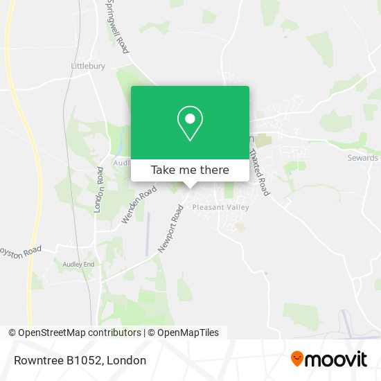Rowntree B1052 map